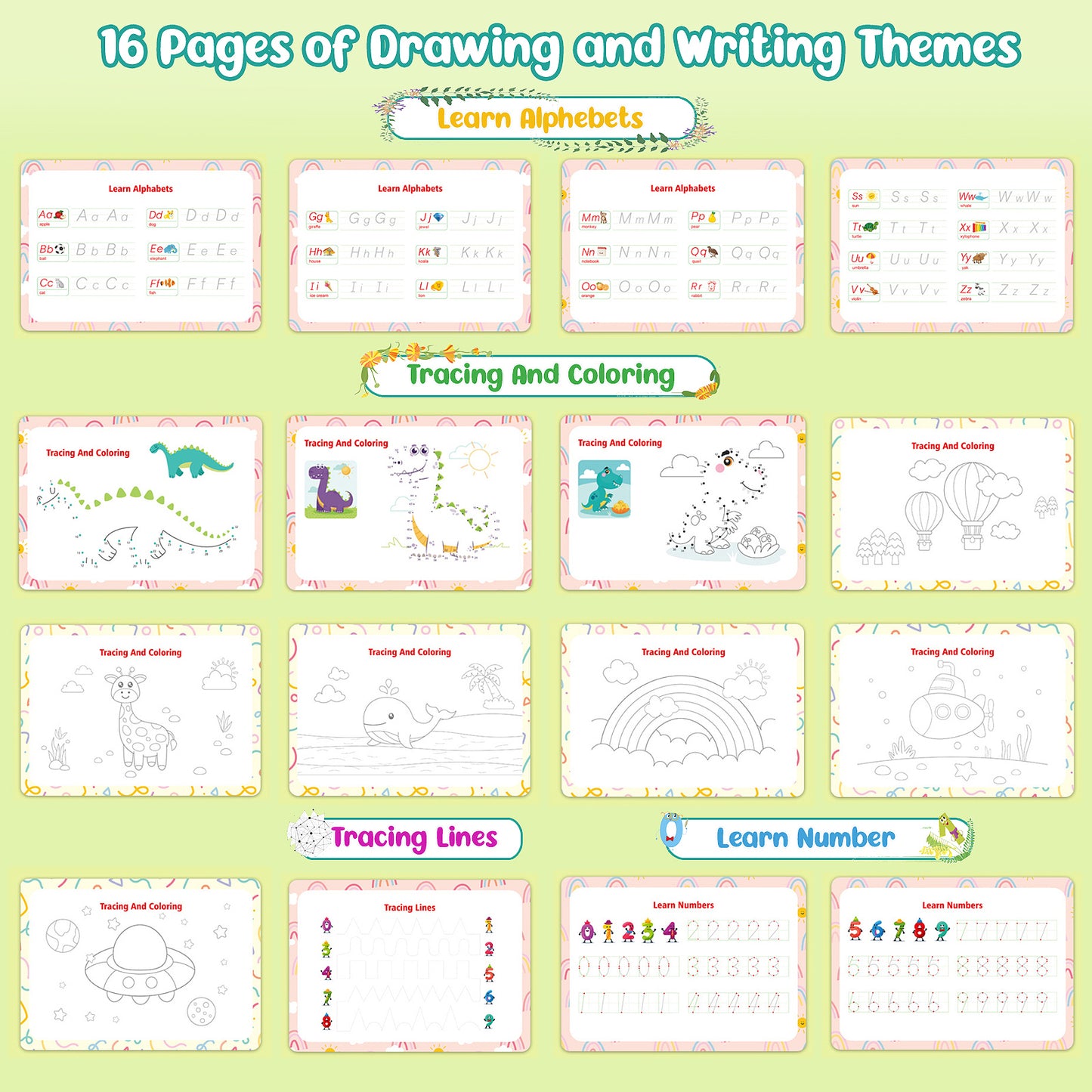 Shining Energy Busy Book - 32 Themes or 35 Themes - Preschool Learning Activities